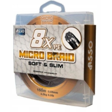 Asso Plecionka Mikro Braid 8x Brown 0,14mm