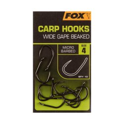 Fox Haczyki Carp Hooks Wide Gape Beaked 4