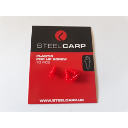Plastikowy wkręt  czerwony - Steel Carp