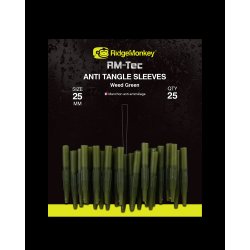 RidgeMonkey- Anti Tangle Sleeves 25mm Weed Green short