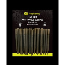 RidgeMonkey- Anti Tangle Sleeves 45mm Organic Brown long