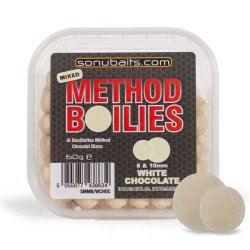 Sonubaits Mixed Method Boilies 8 i 10 mm - White Chocolate // Biała czekolada