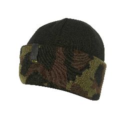 Czapka AVID Black and Camo Beanie