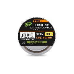 Fluorocarbon FOX Edges Illusion Soft  12lb 5.5kg  (0.30mm) x 30m - Naturals Green