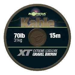 Korda - Kable XT Extreme Leadcore 70lb 15m Zielony