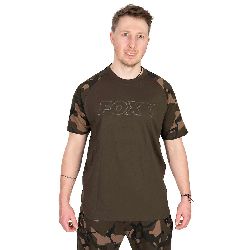 Koszulka FOX khaki / Camo Outline T - 2XL