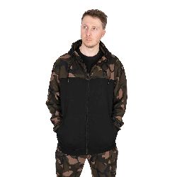 Bluza FOX LW BLack / Camo Split Zip Hoody LARGE